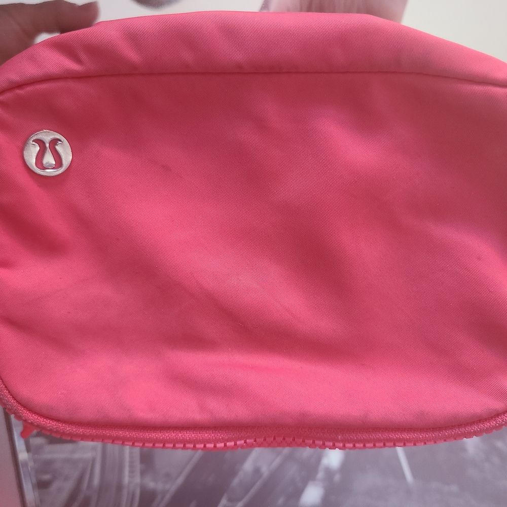 Lululemon Athletica Vibrant Pink Cosmetic Bag